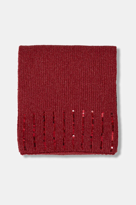 United Colors of Benetton șal copii 65W8CU011.G.Seasonal rosu AW25