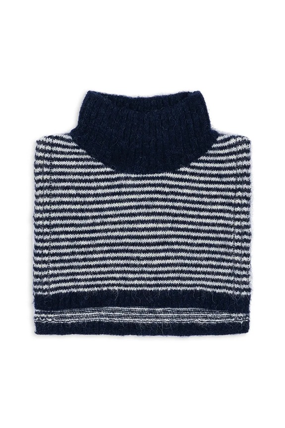 Dječji šal s dodatkom vune alpake Konges Sløjd BERLE NECKWARMER srednje debljine mornarsko plava KS103719.9BYA