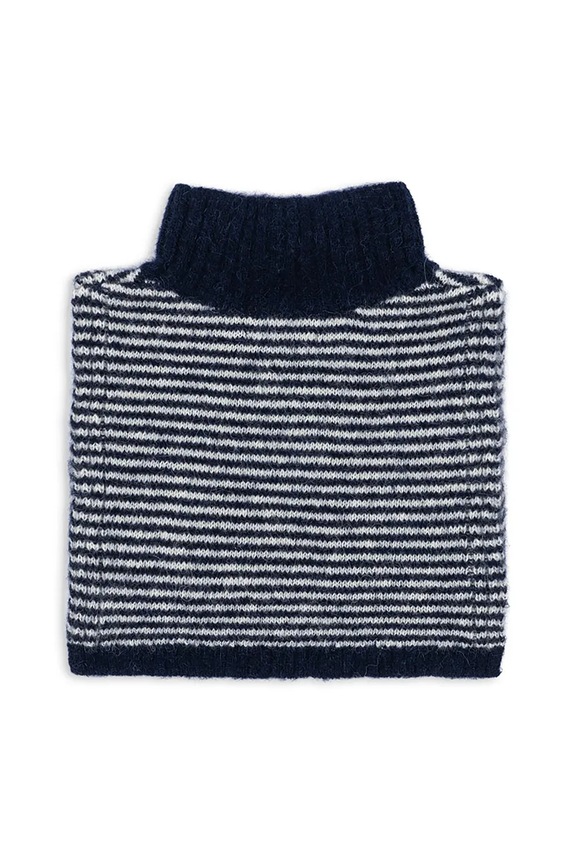 Dječji šal s dodatkom vune alpake Konges Sløjd BERLE NECKWARMER KS103719.9BYA mornarsko plava AW25
