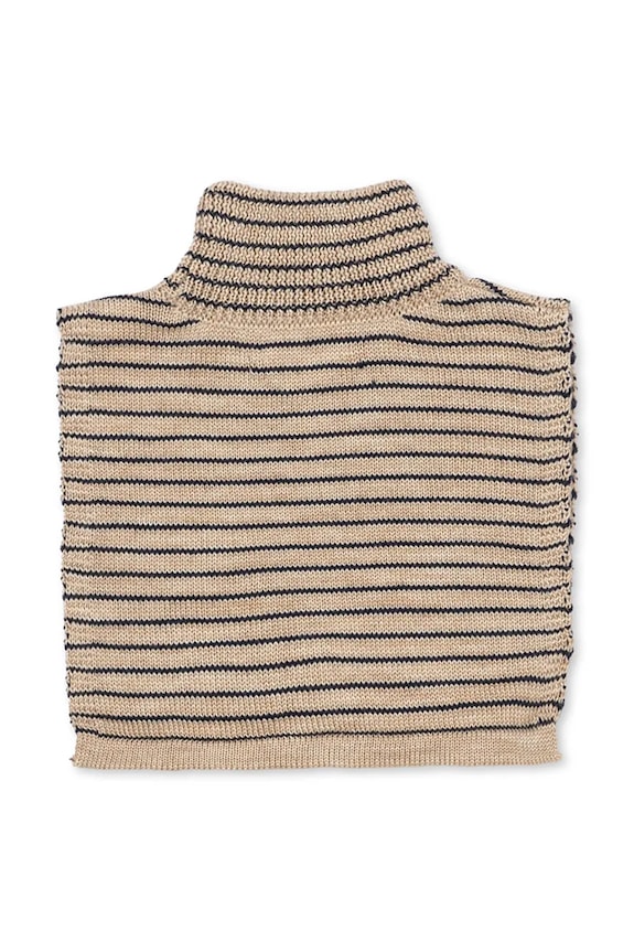 Konges Sløjd fular din lână pentru copii LOULI NECKWARMER KS103501.9BYA bej AW25