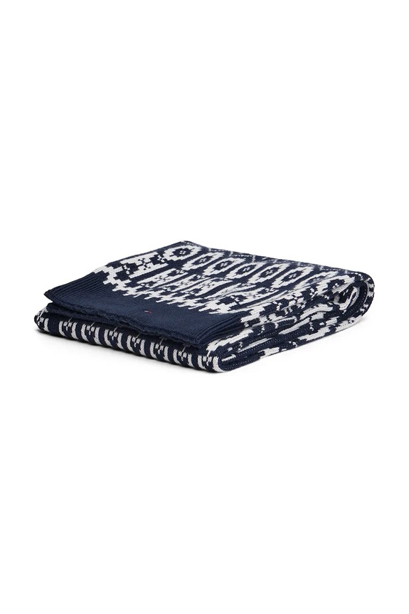 Băieți Tommy Hilfiger eșarfă din bumbac pentru copii KB0KB10133.9BYA bleumarin