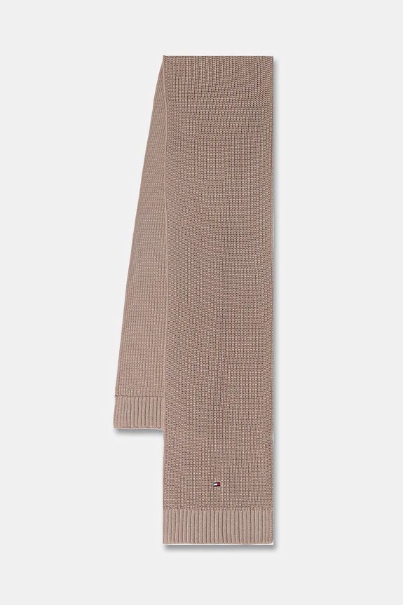 Tommy Hilfiger szalik bawełniany dziecięcy bawełna beżowy AU0AU02010.9BYA