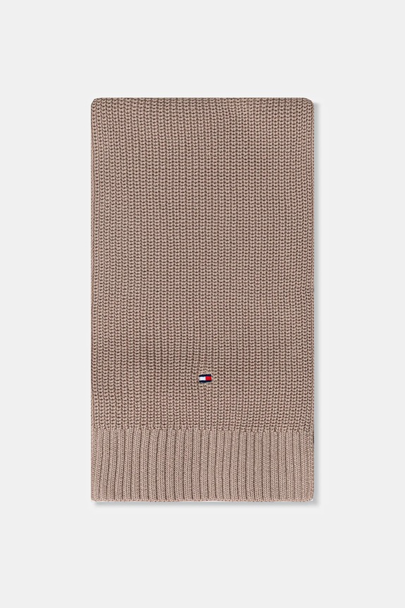 Chłopiec Tommy Hilfiger szalik bawełniany dziecięcy AU0AU02010.9BYA beżowy