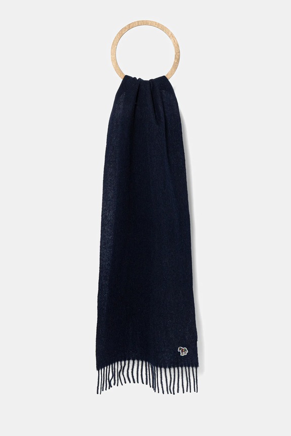 Paul Smith gyapjú sál sima sötétkék M1A.150K.PZEBRA