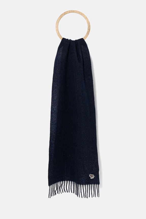 Paul Smith gyapjú sál sima sötétkék M1A.150K.PZEBRA