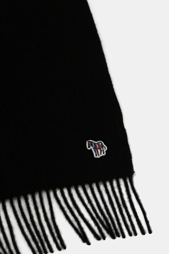 Paul Smith gyapjú sál M1A.150K.PZEBRA fekete AW25