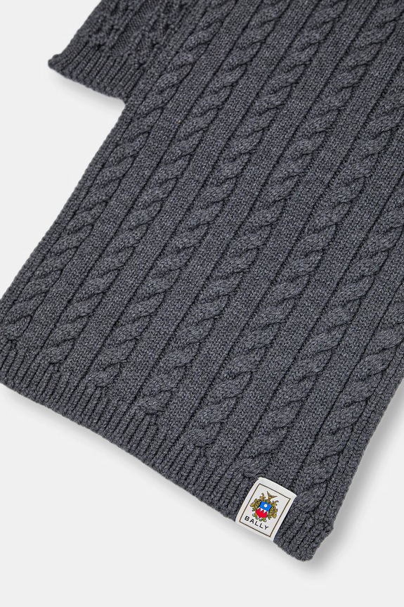 Αξεσουάρ Μάλλινο κασκόλ Bally MSC03G γκρί