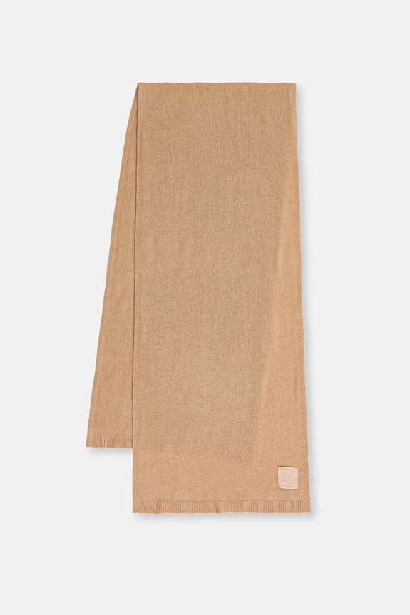 Kašmírový šál Calvin Klein tenká hnedá LV04D8014G