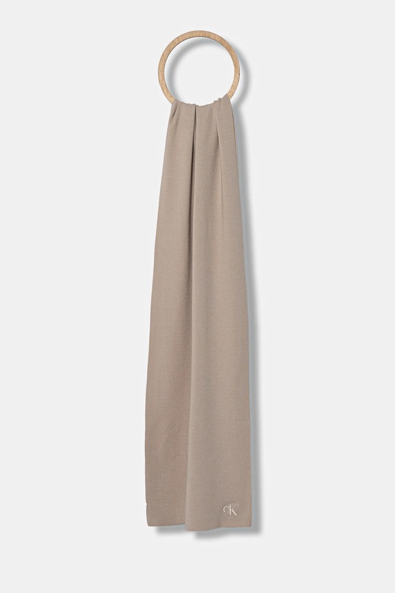 Calvin Klein szalik pozostałe beżowy LV04D8021G