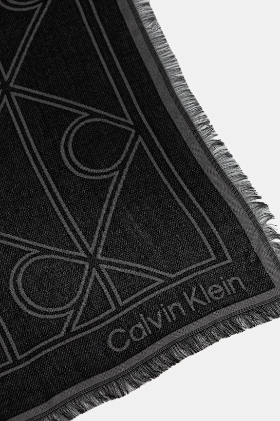 Calvin Klein chusta LV04D8062G szary NC25