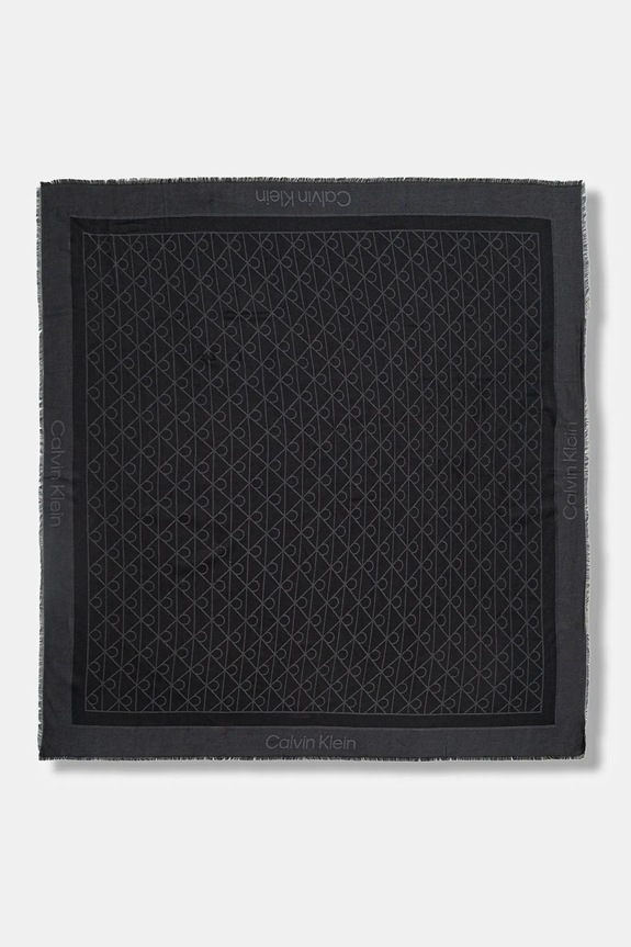 Šatka Calvin Klein tenká čierna LV04D8063G