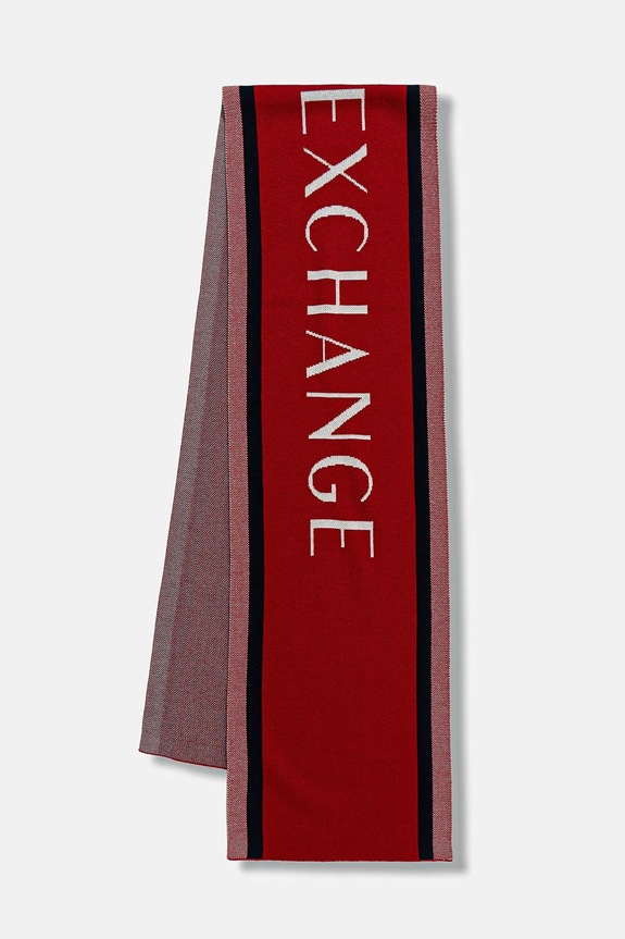 Armani Exchange scialle con lana misto lana rosso XM001552.AF13776
