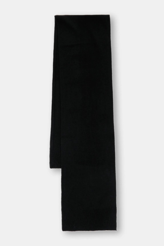 Šála s přídavkem vlny Sisley středně silná černá 1UVLSU00H