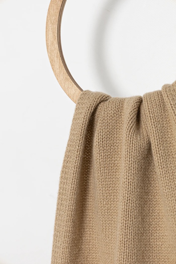 Μάλλινο κασκόλ Diesel K-ARAS A19691.0KCAE μπεζ AW25