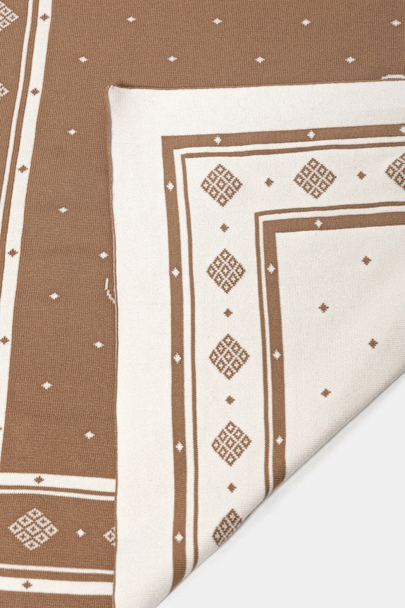 Памучен тънък шал Carhartt WIP 3 One 3 Bandana I035517.3E1XX кафяв AW25