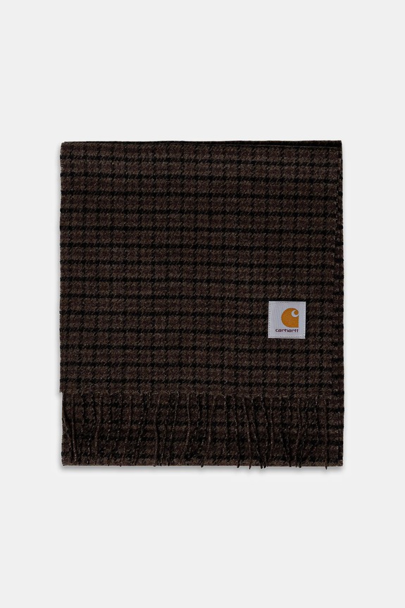 Šal s dodatkom vune Carhartt WIP Lowis Scarf I035472.35MXX smeđa AW25