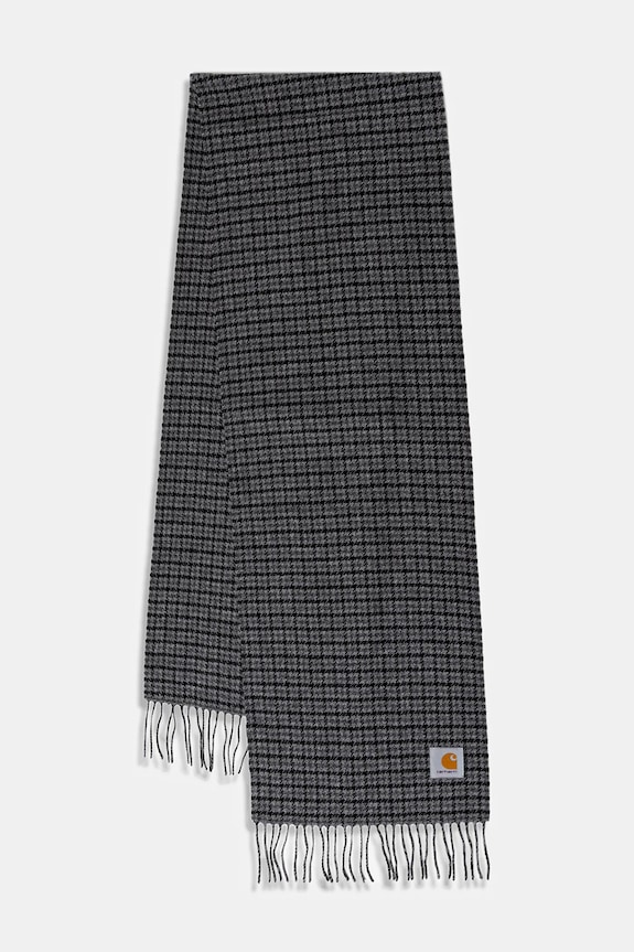 Шал с вълна Carhartt WIP Lowis Scarf шарен сив I035472.35LXX