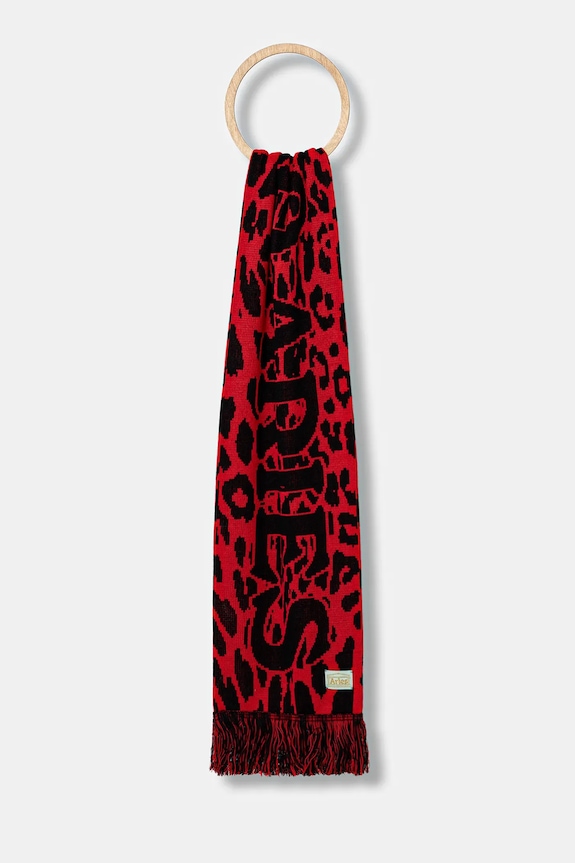 Шал Aries J'Adoro Aries Leopard шарен червен AR9010604