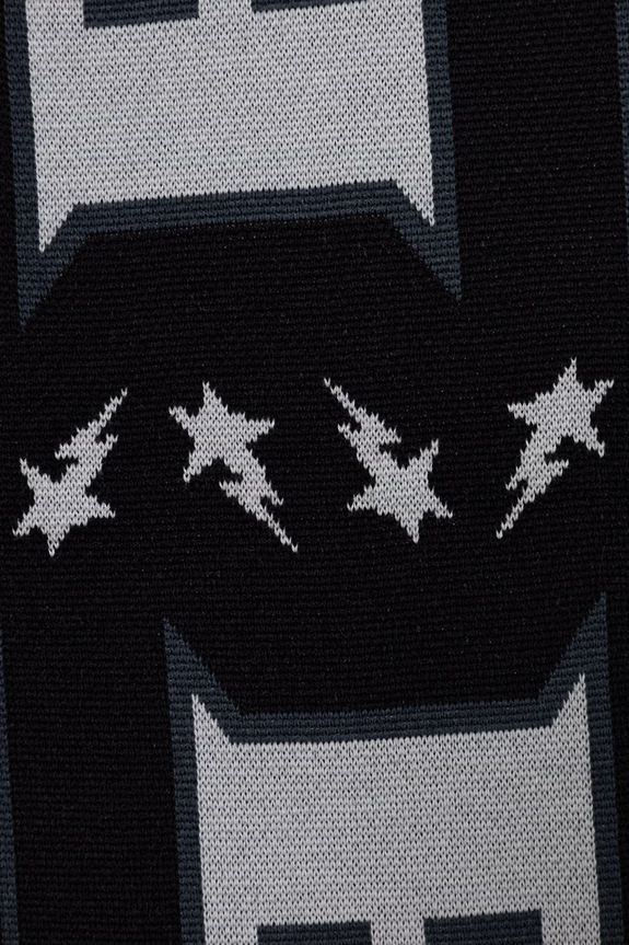Akcesoria A Bathing Ape szalik z dodatkiem wełny Bape Logo 001GDL801021M czarny