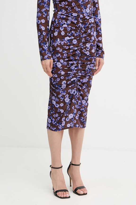 Sukně Patrizia Pepe midi hnědá 8G0493.A636