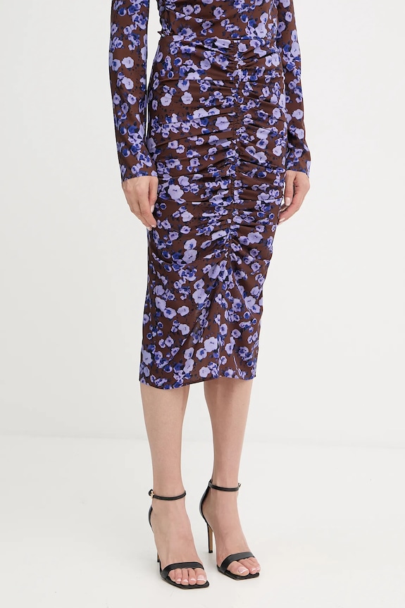 Sukně Patrizia Pepe midi hnědá 8G0493.A636