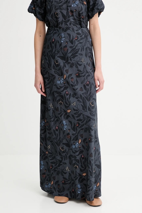 MUNTHE gonna BARDOT maxi blu navy 253120125320