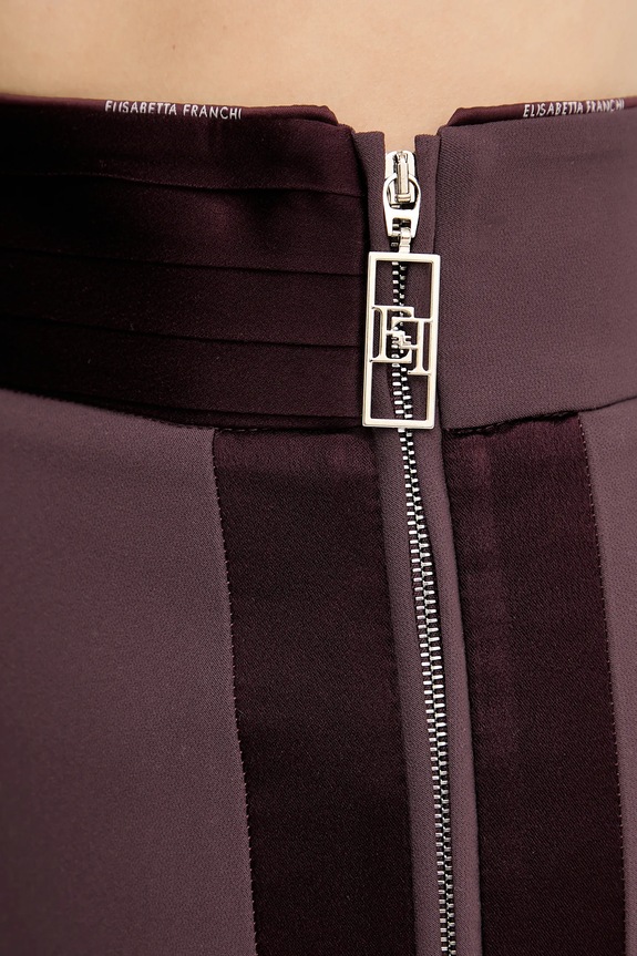 Юбка Elisabetta Franchi GO11156E2 бордо