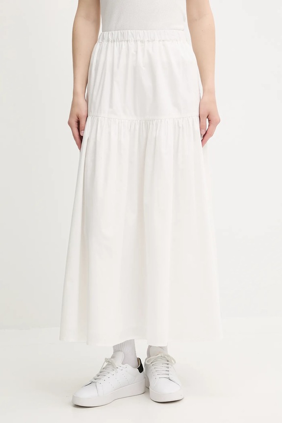 Tommy Jeans gonna in cotone maxi bianco DW0DW20980