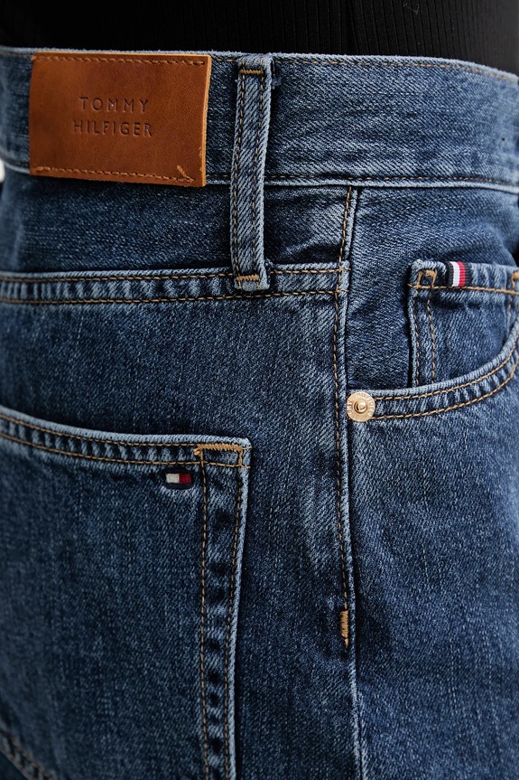 Odzież Tommy Hilfiger spódnica jeansowa WW0WW45666 granatowy