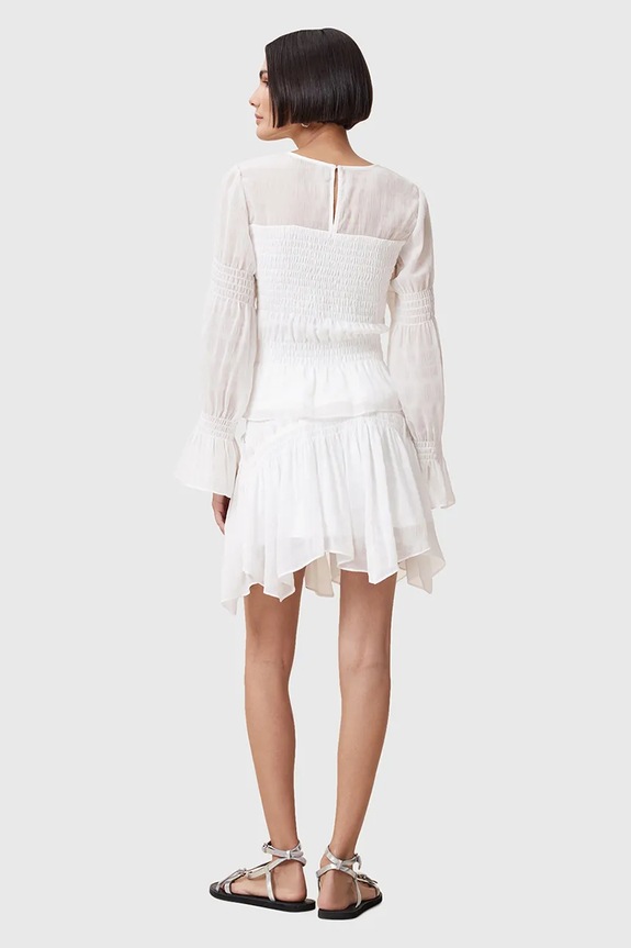 Sukně AllSaints PAMELA W039RC bílá