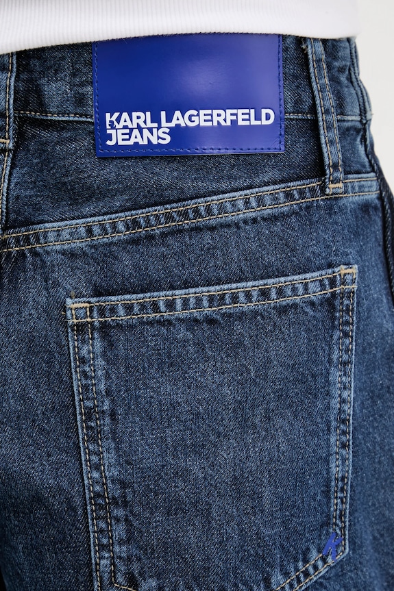 Karl Lagerfeld Jeans farmer rövidnadrág sötétkék A3W10133