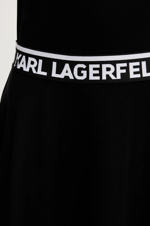 Karl Lagerfeld Jeans fustă negru A3W12004