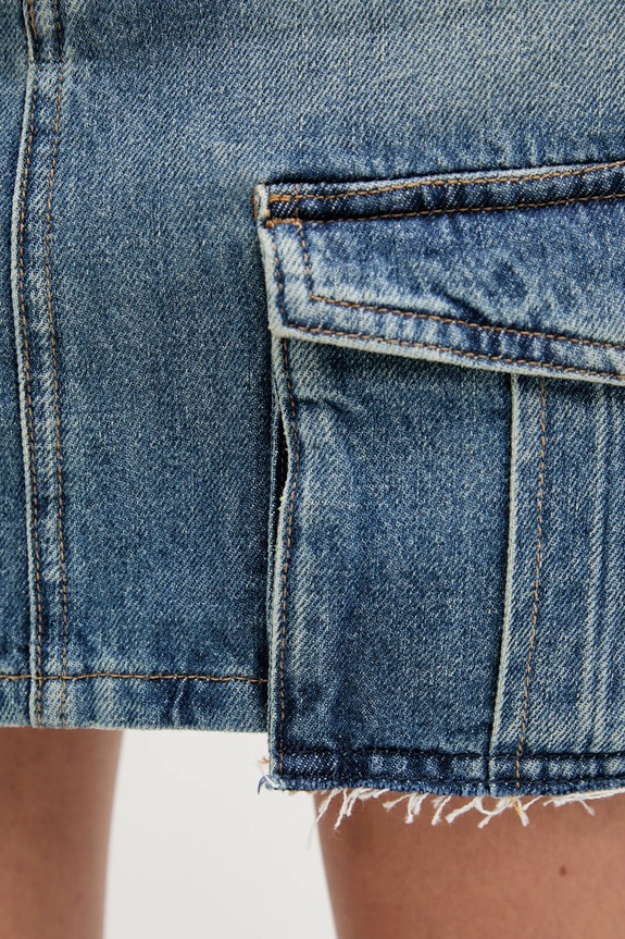 Τζιν φούστα Karl Lagerfeld Jeans μπλε A3W12008
