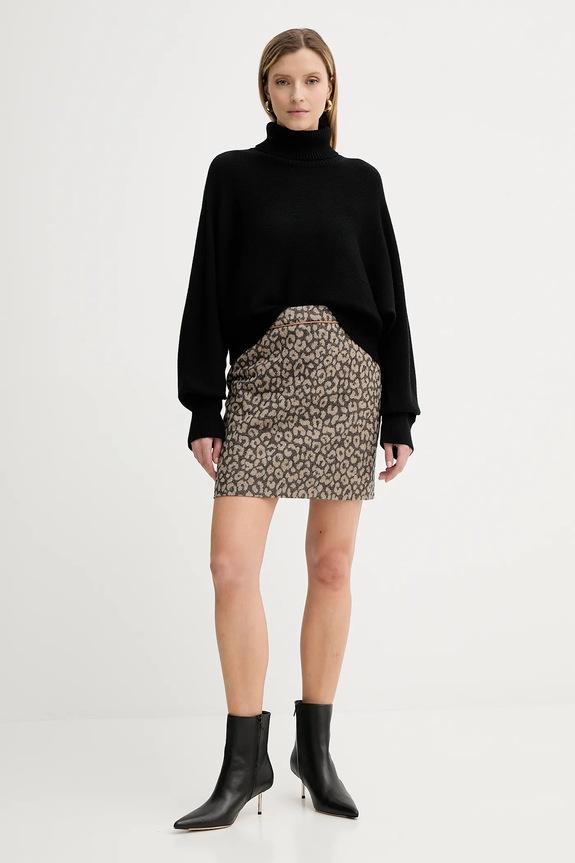 Sukňa BOSS Orange C_Vasola1 50545996 béžová AW25