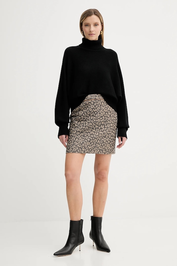 Sukňa BOSS Orange C_Vasola1 50545996 béžová AW25