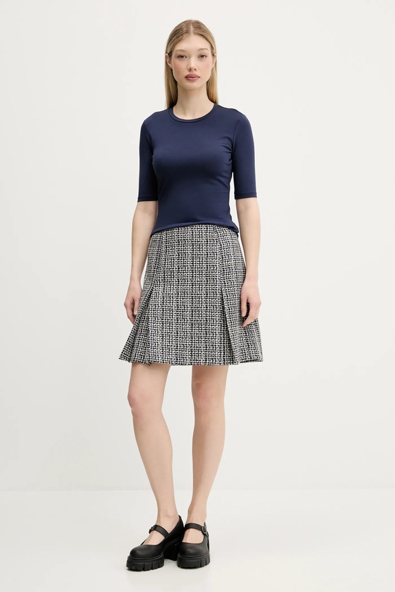 Sukňa HUGO Ratira-1 50542649 čierna AW25