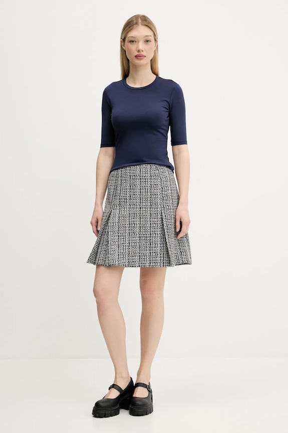Sukňa HUGO Ratira-1 50542649 čierna AW25