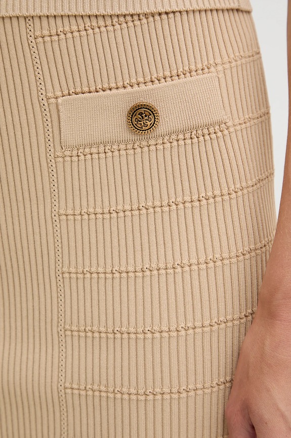 Guess spódnica EVANGELINE beżowy W5YD66.Z0130
