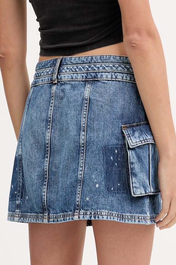 Одежда Джинсовая юбка Guess Originals HARRINGTON W5YD0L.D5R01 голубой