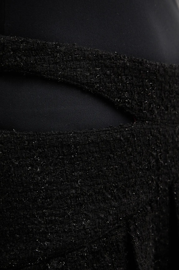 Μίνι φούστα Versace Jeans Couture μαύρο 79HAE801.N0539