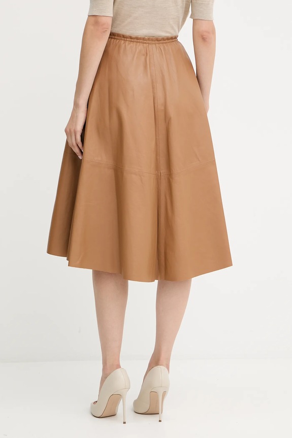 Ρούχα Δερμάτινη φούστα Forte Forte 14015.my.skirt καφέ