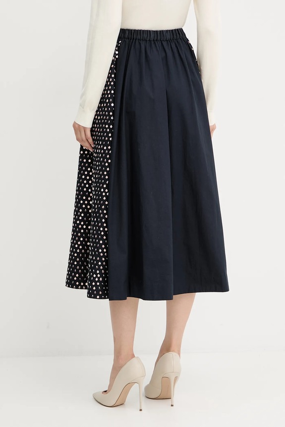 Ρούχα Βαμβακερή φούστα Forte Forte 14114.my.skirt σκούρο μπλε