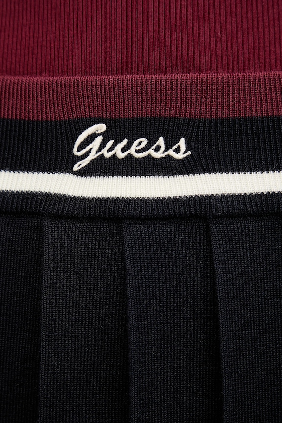 Guess spódnica z wełną SABINA V5BD02.Z1152 granatowy