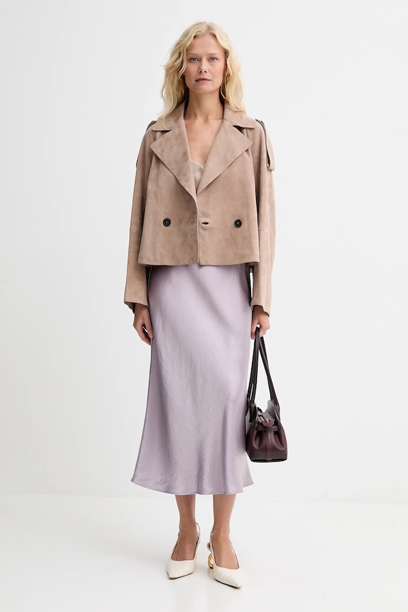 MM by Max Mara fustă ALESSIO 2526106018600 violet AW25