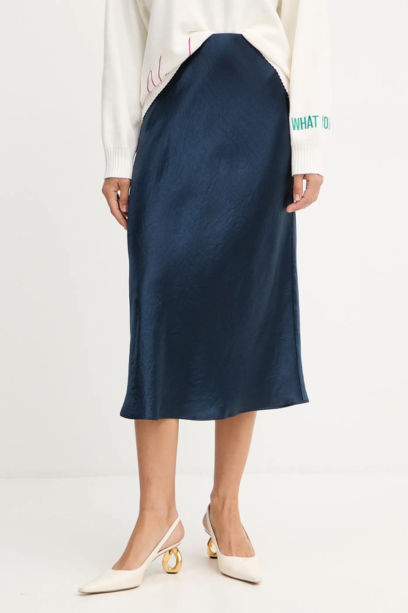 MM by Max Mara spódnica ALESSIO casual granatowy 2526106018600