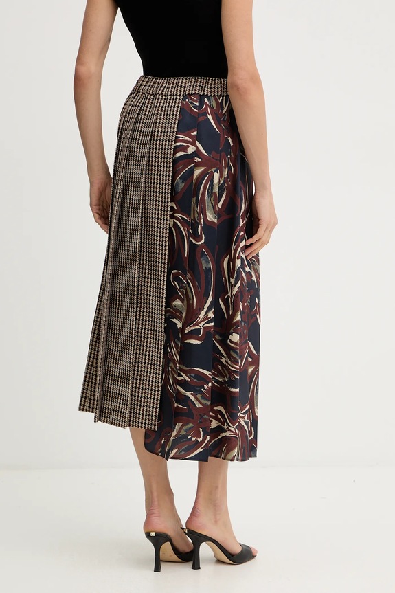 Oblečenie Sukňa s prímesou vlny Weekend Max Mara FANALE 2525106092600 tmavomodrá