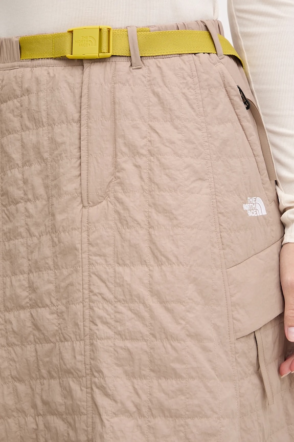 Sukňa The North Face Quilted Volume béžová NF0A8E7BBOX1