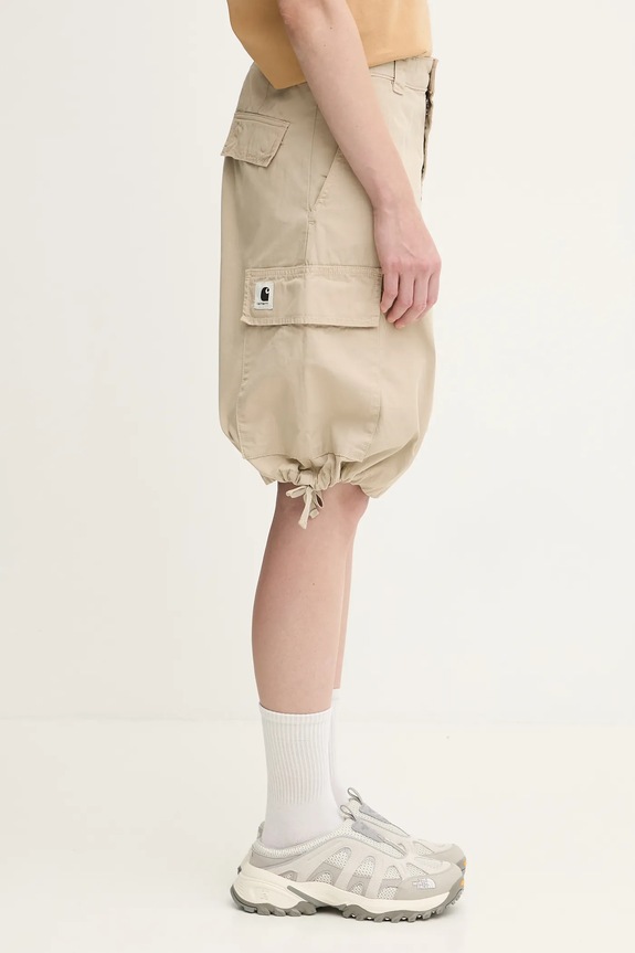 Pamučna suknja Carhartt WIP W' Kingston bež I035579.G1GD