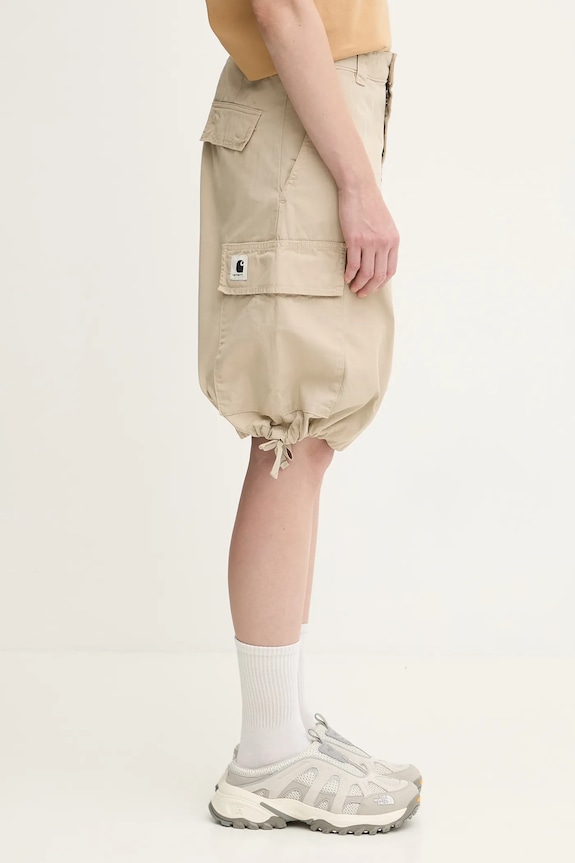 Pamučna suknja Carhartt WIP W' Kingston bež I035579.G1GD