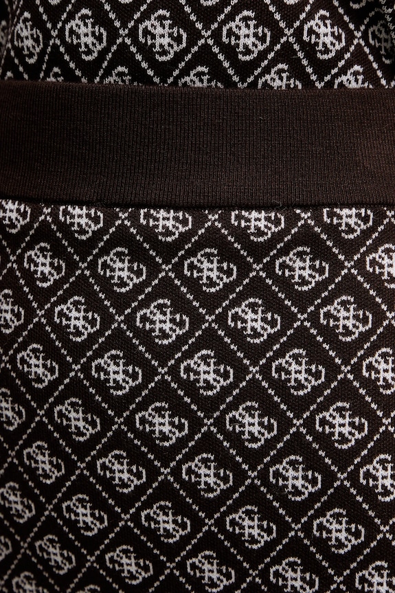 Guess spódnica z domieszką wełny AUBREY brązowy W5BD81.Z3JD2
